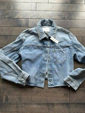 Banana Republic Cropped Jean Jacket - new with tags